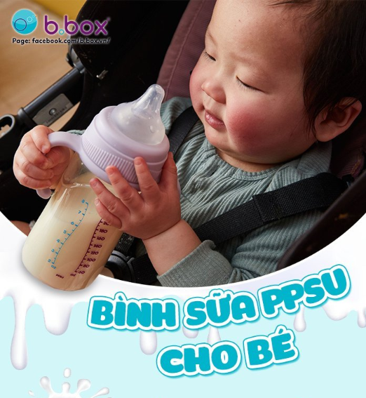 BÌNH SỮA PPSU CHỐNG ĐẦY HƠI CHO BÉ - B.BOX