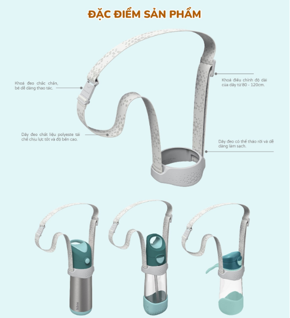 DÂY ĐEO BÌNH NƯỚC CHO BÉ - B.BOX