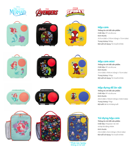 TÚI ĐỰNG HỘP CƠM CHO BÉ - B.BOX