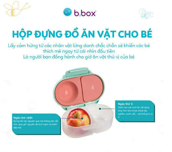 HỘP ĐỰNG ĐỒ ĂN VẶT CHO BÉ - B.BOX