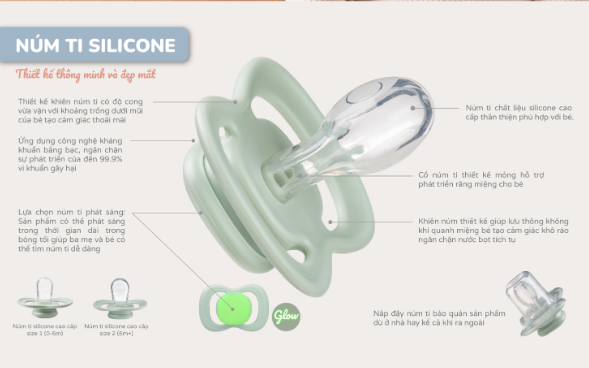 NÚM TI SILICONE CHO BÉ - B.BOX