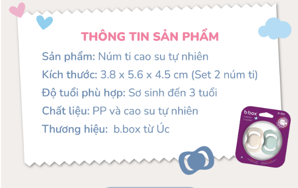 NÚM TI CAO SU TỰ NHIÊN CHO BÉ - B.BOX