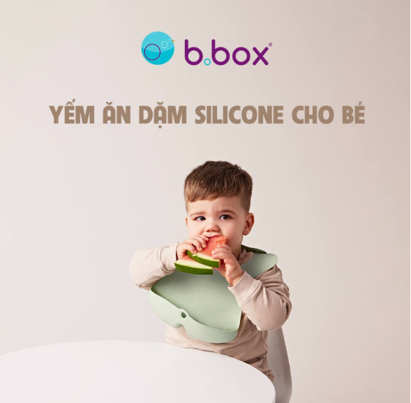 YẾM ĂN DẶM SILICONE CHO BÉ- B.BOX