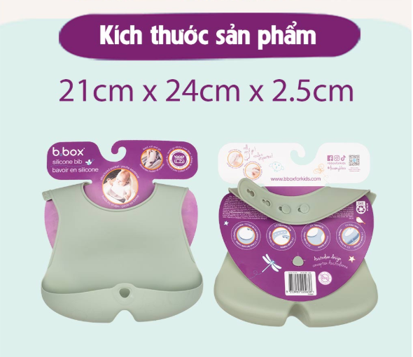 YẾM ĂN DẶM SILICONE CHO BÉ- B.BOX