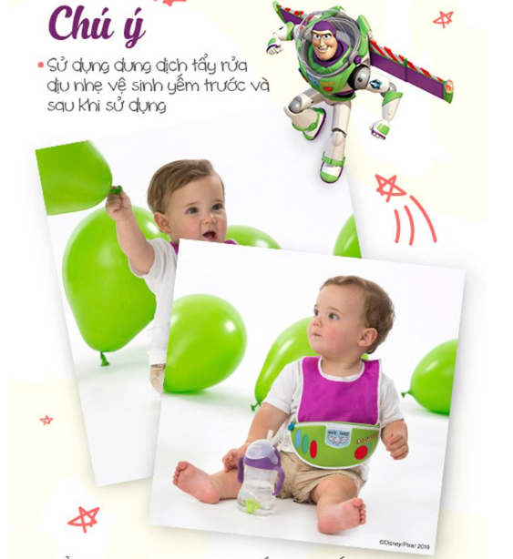 YẾM ĂN DẶM PHIÊN BẢN DISNEY TẶNG KÈM MỘT MUỖNG SILICONE CHO BÉ- B.BOX