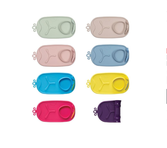 KHAY ĂN DẶM CUỘN TRÒN KÈM MUỖNG TIỆN LỢI CHO BÉ- B.BOX