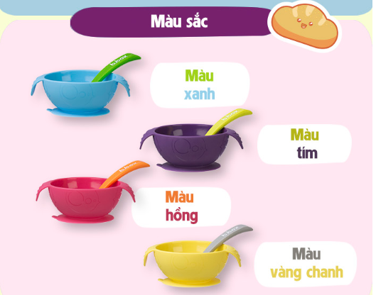 BỘ CHÉN SILICONE VÀ MUỖNG CHO BÉ TẬP ĂN DẶM- B.BOX
