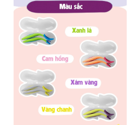 BỘ MUỖNG NĨA NGỘ NGHĨNH CHO BÉ TẬP ĂN DẶM- B.BOX