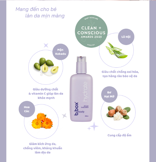 SỮA DƯỠNG ẨM MỀM MỊN - B.BOX