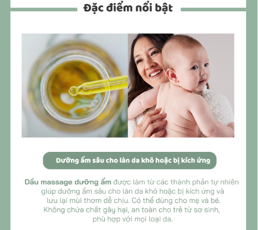 DẦU MASSAGE DƯỠNG ẨM - B.BOX