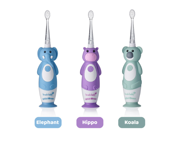 BÀN CHẢI ĐIỆN SÓNG ÂM KÈM SẠC WILDONES - BRUSH-BABY