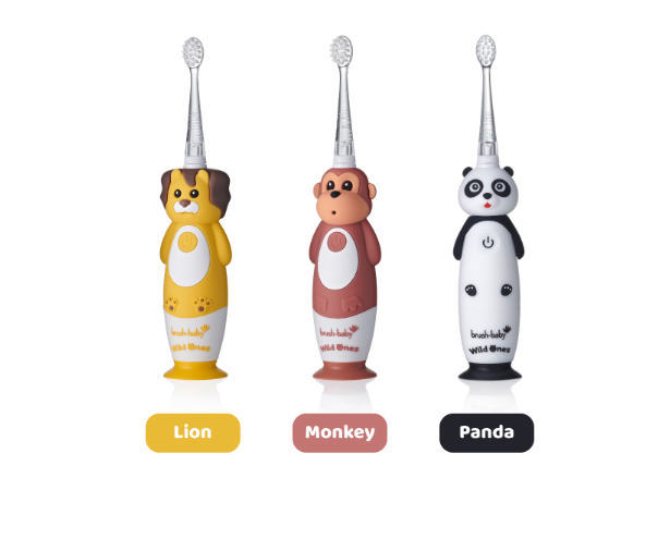 BÀN CHẢI ĐIỆN SÓNG ÂM KÈM SẠC WILDONES - BRUSH-BABY