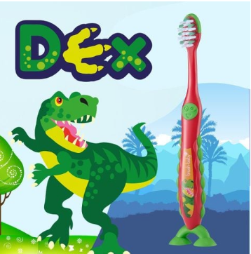 BÀN CHẢI ĐÁNH RĂNG CHO BÉ FLOSSBRUSH TỪ 3-6 TUỔI - BRUSH-BABY