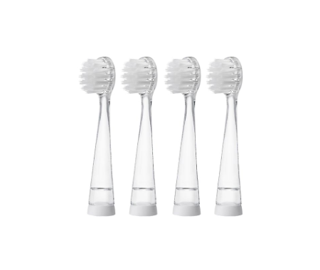 BỘ 4 ĐẦU BÀN CHẢI THAY THẾ CHO BÀN CHẢI ĐIỆN WILDONES TỪ 0- 10 TUỔI - BRUSH-BABY