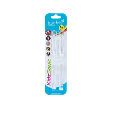 BỘ 4 ĐẦU BÀN CHẢI THAY THẾ CHO BÀN CHẢI ĐIỆN BABYSONIC TỪ 3 TUỔI - BRUSH-BABY