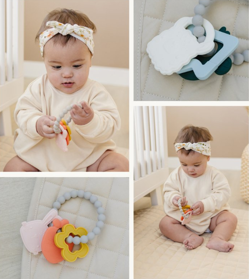 VÒNG 3 GẶM NƯỚU SILICONE CHO BÉ - LOULOU LOLLOPOP