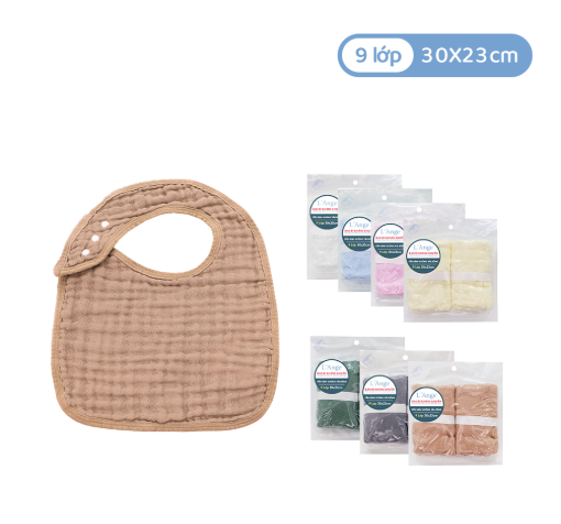 YẾM HÌNH VUÔNG VẢI BÔNG 9 LỚP 60X23CM (SET 2 CÁI) - L'ANGE