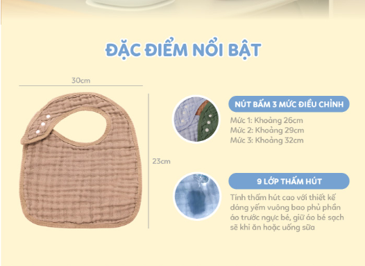 YẾM HÌNH VUÔNG VẢI BÔNG 9 LỚP 60X23CM (SET 2 CÁI) - L'ANGE