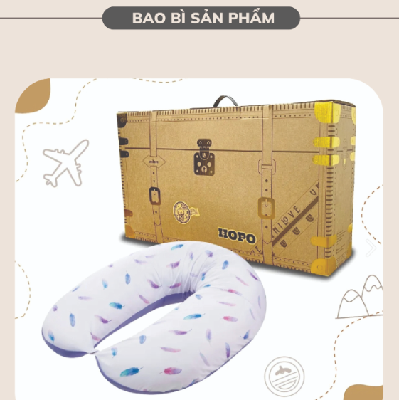 GỐI ĐA NĂNG 7IN1 HOPO CHO MẸ BẦU VÀ EM BÉ- UNILOVE