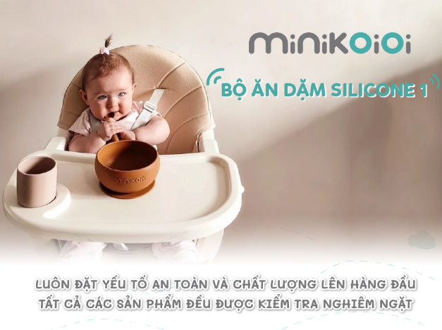 BỘ ĂN DẶM SILICONE SỐ 1 - MINIKOIOI