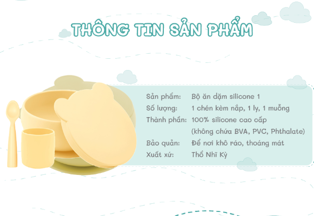 BỘ ĂN DẶM SILICONE SỐ 1 - MINIKOIOI