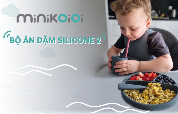 BỘ ĂN DẶM SILICONE SỐ 2 - MINIKOIOI