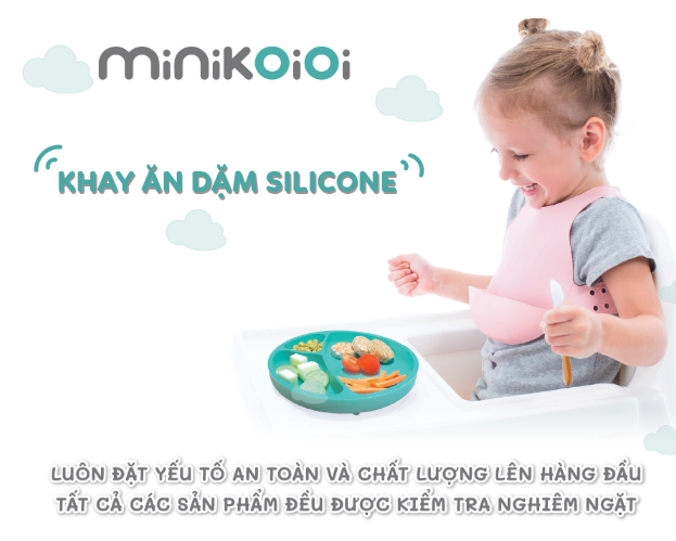 KHAY ĂN DẶM SILICONE - MINIKOIOI