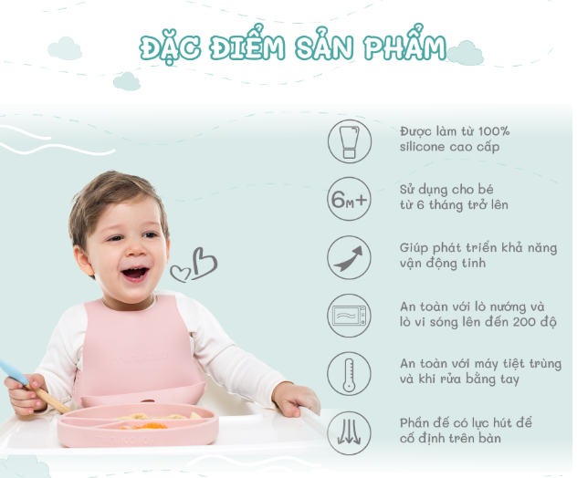 KHAY ĂN DẶM SILICONE - MINIKOIOI