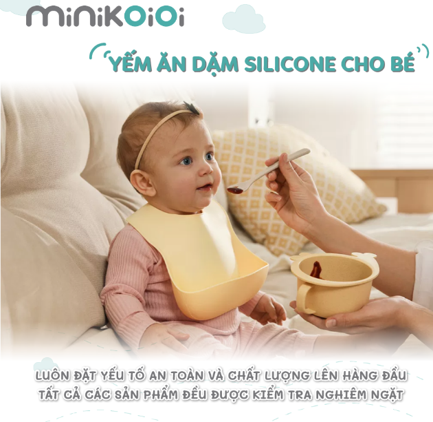 YẾM ĂN DẶM SILICONE - MINIKOIOI