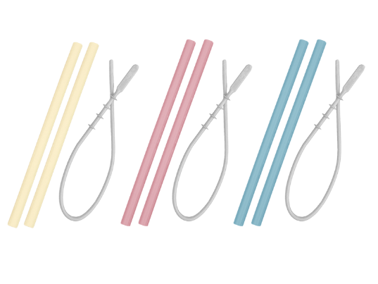 SET CỌ RỬA VÀ ỐNG HÚT SILICONE - MINIKOIOI