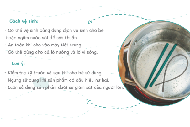 SET CỌ RỬA VÀ ỐNG HÚT SILICONE - MINIKOIOI