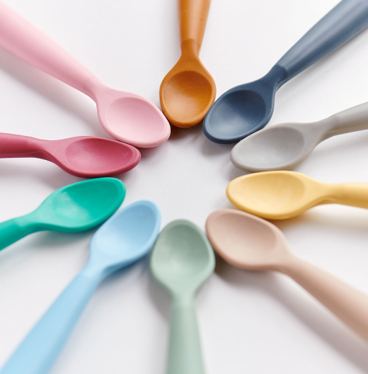 BỘ 2 MUỖNG NĨA ĂN DẶM SILICONE - MINIKOIOI