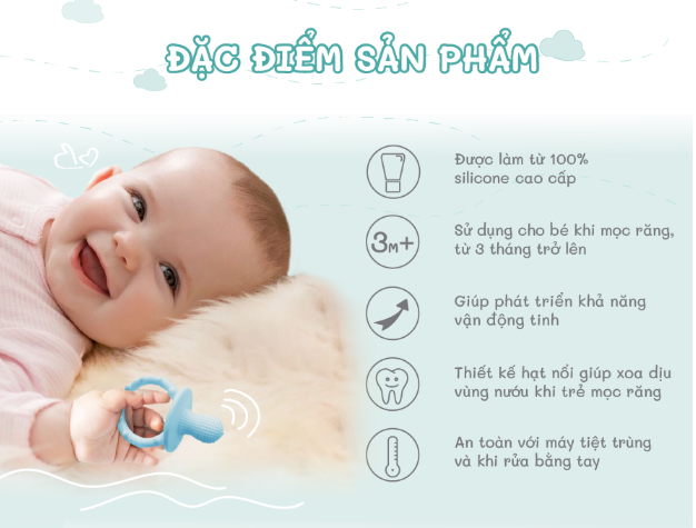 GẶM NƯỚU TAY CẦM BẰNG SILICONE - MINIKOIOI