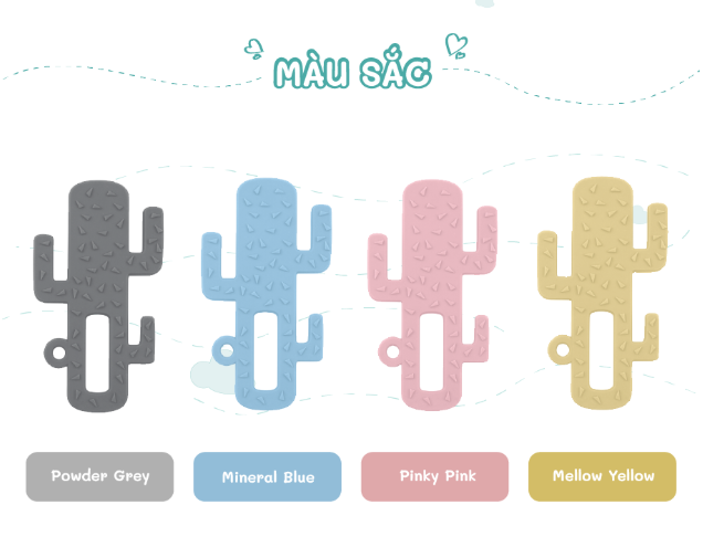 GẶM NƯỚU XƯƠNG RỒNG BẰNG SILICONE - MINIKOIOI