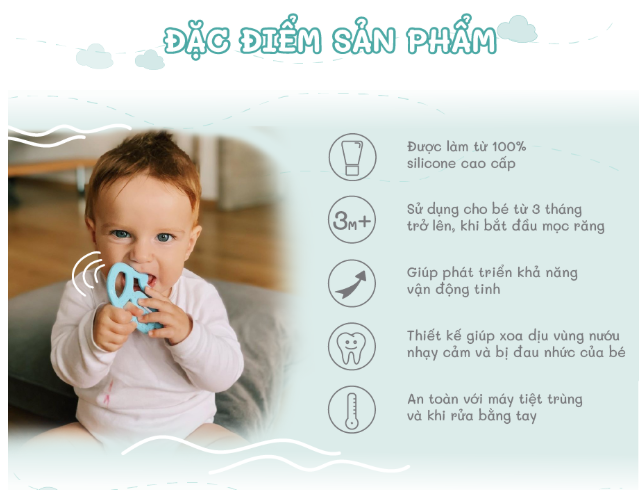 GẶM NƯỚU BÀN TAY BẰNG SILICONE - MINIKOIOI