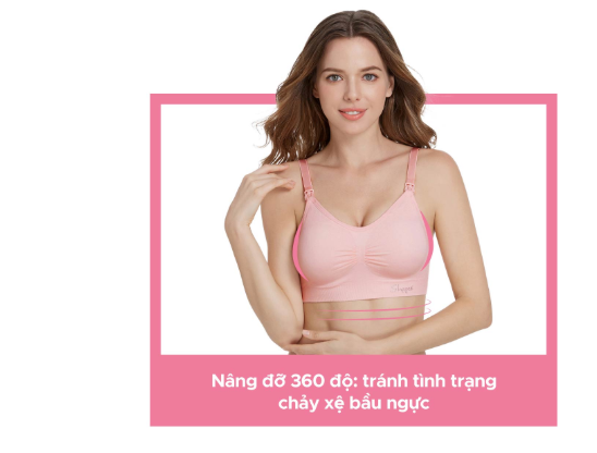ÁO LÓT BẦU VÀ CHO CON BÚ CLASSIC KHÔNG GỌNG - SHAPEE