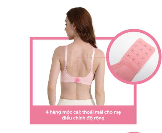 ÁO LÓT BẦU VÀ CHO CON BÚ CLASSIC KHÔNG GỌNG - SHAPEE