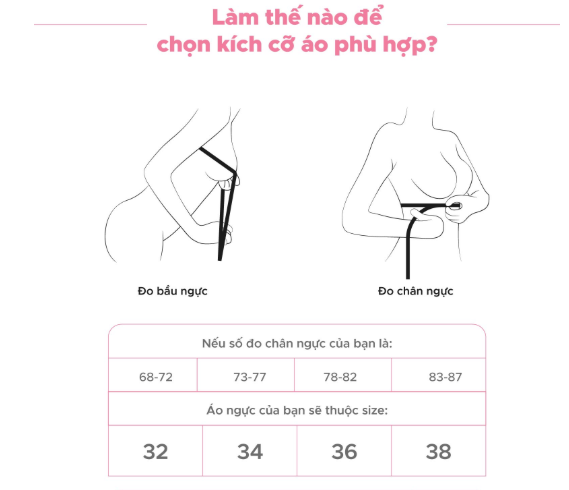 ÁO LÓT BẦU VÀ CHO CON BÚ CLASSIC KHÔNG GỌNG - SHAPEE