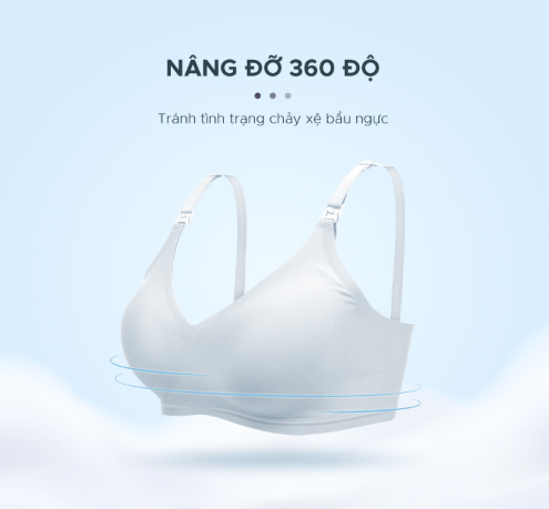 ÁO LÓT BẦU VÀ CHO CON BÚ INVI KHÔNG GỌNG - SHAPEE
