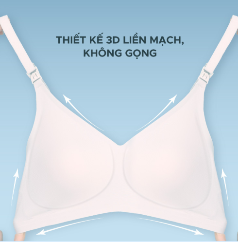 ÁO LÓT BẦU VÀ CHO CON BÚ INVI KHÔNG GỌNG - SHAPEE