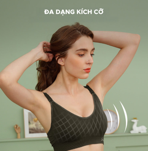 ÁO LÓT BẦU VÀ CHO CON BÚ LUXE KHÔNG GỌNG - SHAPEE