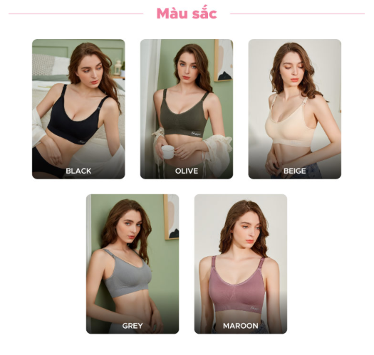 ÁO LÓT BẦU VÀ CHO CON BÚ LUXE KHÔNG GỌNG - SHAPEE
