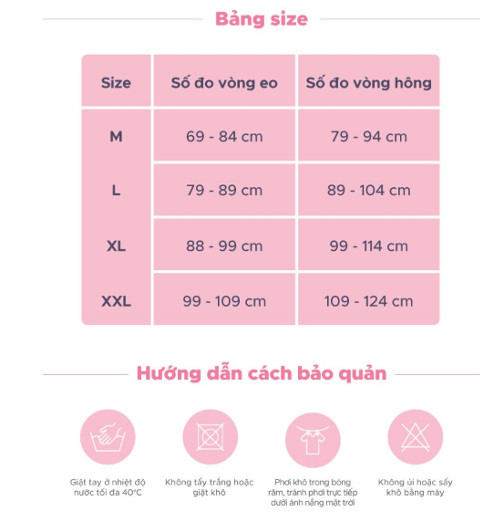 QUẦN LÓT BẦU VÀ CHO CON BÚ INVI - SHAPEE