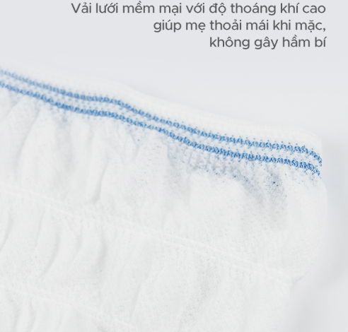 SET 5 CÁI QUẦN LÓT LƯỚI SAU SINH - SHAPEE