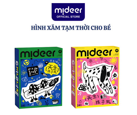 HÌNH XĂM TẠM THỜI CHO BÉ - MIDEER