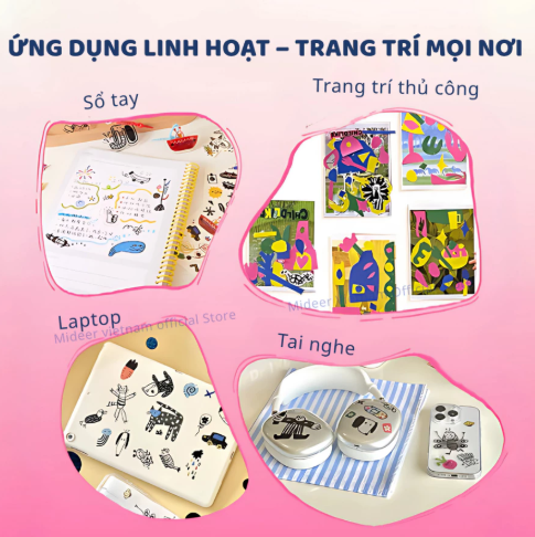 HÌNH XĂM TẠM THỜI CHO BÉ - MIDEER