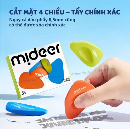 TẨY BÚT CHÌ SIÊU SẠCH HOLDIE ERASER - MIDEER