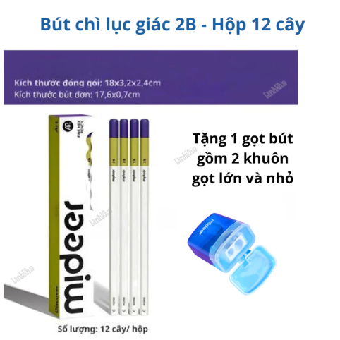 BÚT CHÌ FINE HEX PENCIL CHO BÉ - MIDEER