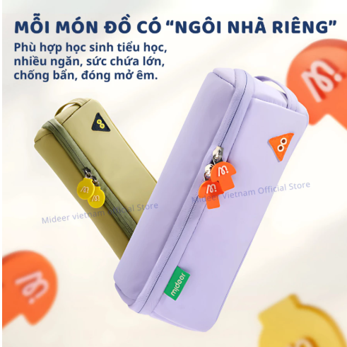 HỘP ĐỰNG BÚT ARTIST REVERSIBLE TWINS PEN POUCH - MIDEER