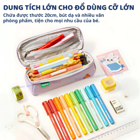 HỘP ĐỰNG BÚT ARTIST REVERSIBLE TWINS PEN POUCH - MIDEER